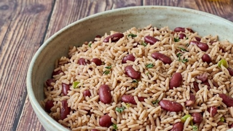 Jamaican rice and peas